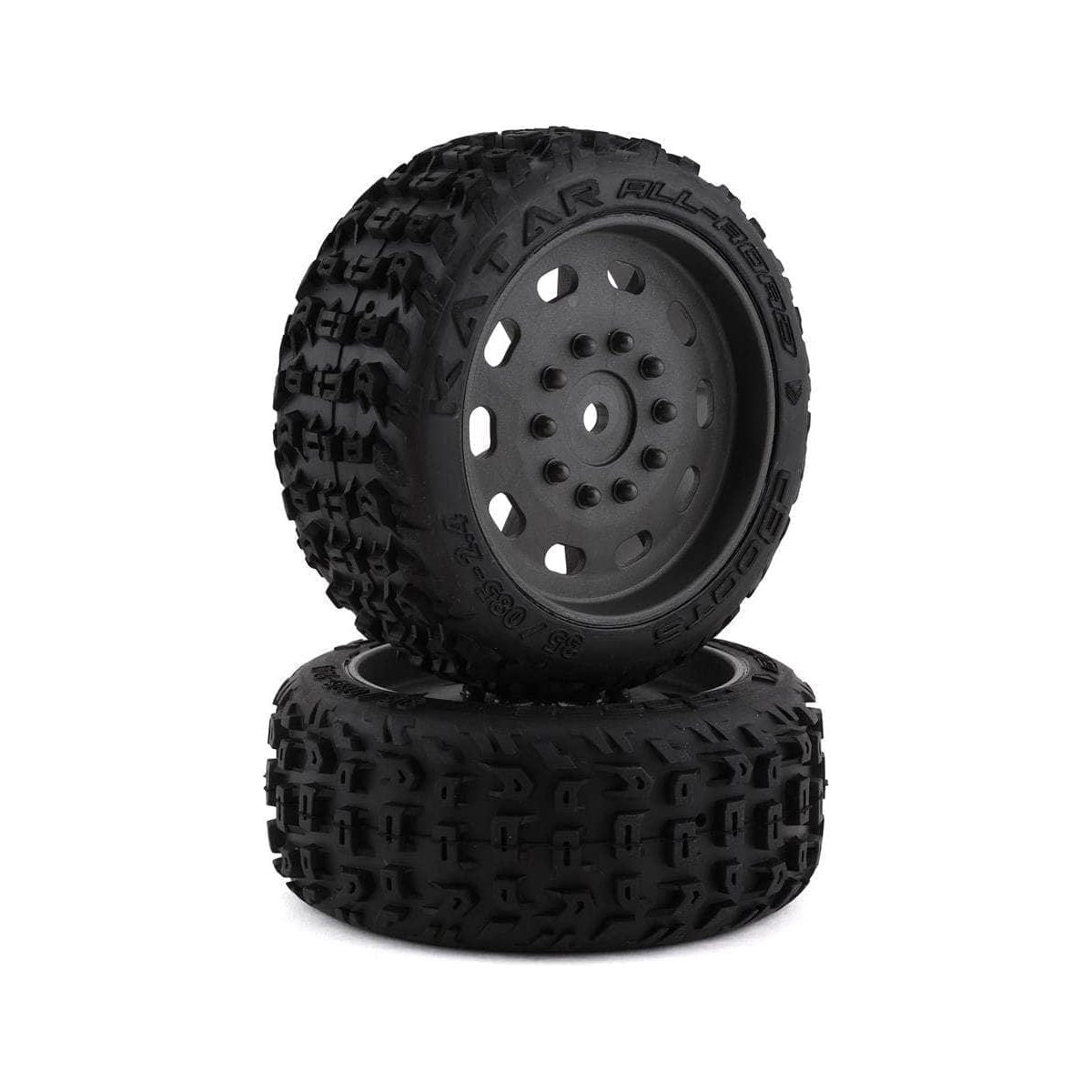 Arrma DBoots Katar 35/085 2.4 Pre-Mounted Tires (2) (Grey) w/14mm Hex Arrma DBoots Katar 35/085 2.4 Pre-Mounted Tires (2) (Grey) w/14mm Hex