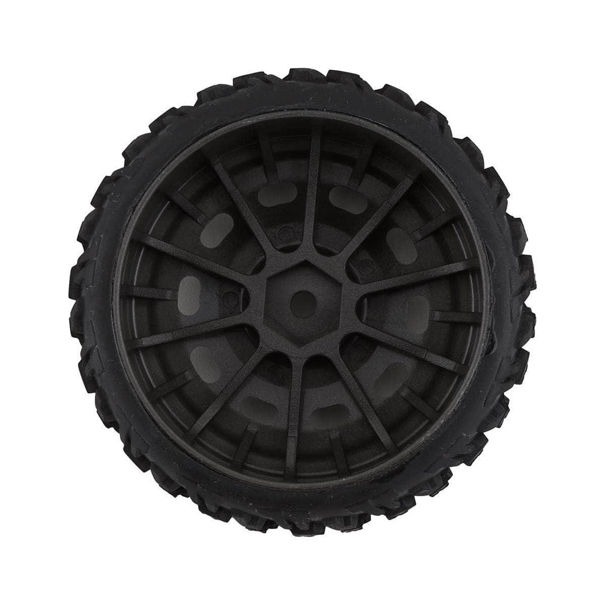 Caloosa Trains And Hobbies ARRMA Parts & Accessories ARA550083, Arrma DBoots Katar 35/085 2.4 Pre-Mounted Tires (2) (Grey) w/14mm Hex