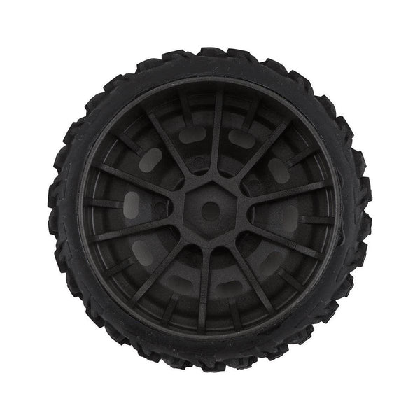 Caloosa Trains And Hobbies ARRMA Parts & Accessories ARA550083, Arrma DBoots Katar 35/085 2.4 Pre-Mounted Tires (2) (Grey) w/14mm Hex