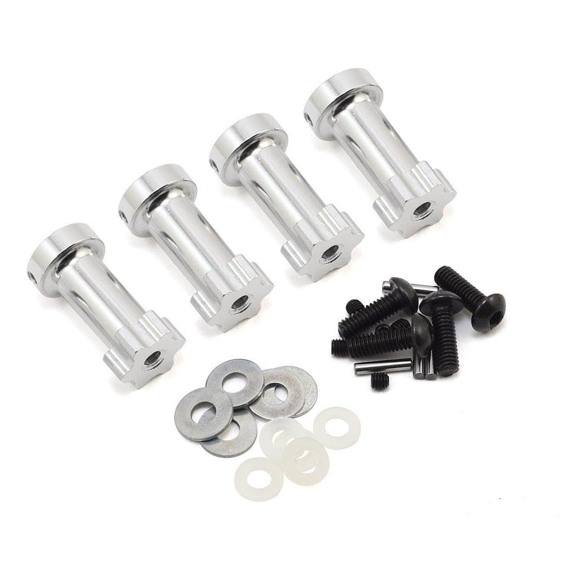 HRASLF10X08, Hot Racing Traxxas Slash 4x4 Aluminum 12mm Hex Wheel Exte ...