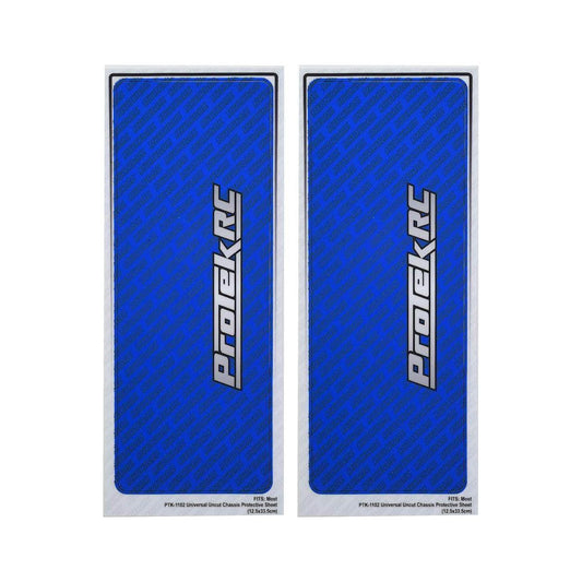 Caloosa Trains And Hobbies ProTek RC Parts & Accessories PTK-1102-BLU, ProTek RC Universal Chassis Protective Sheet (Blue) (2)