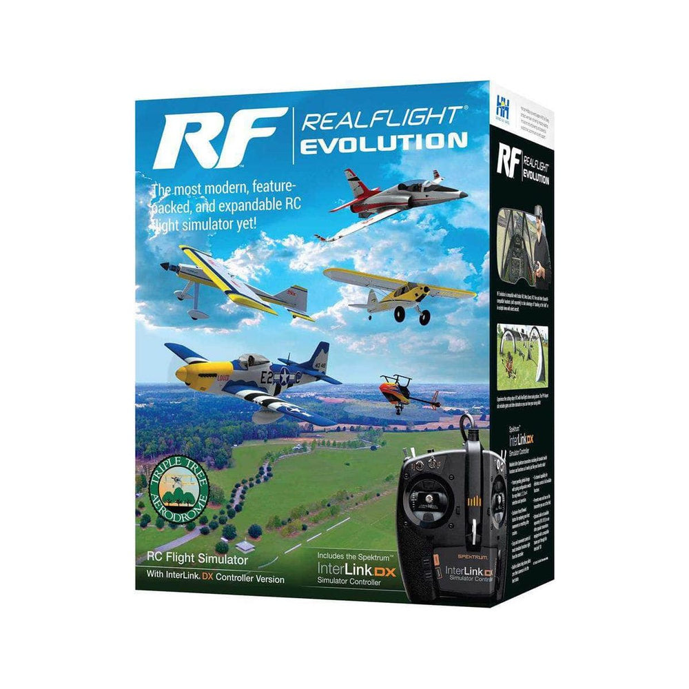 Caloosa Trains And Hobbies Software RFL2000, RealFlight Evolution RC Flight Simulator w/InterLink DX Controller
