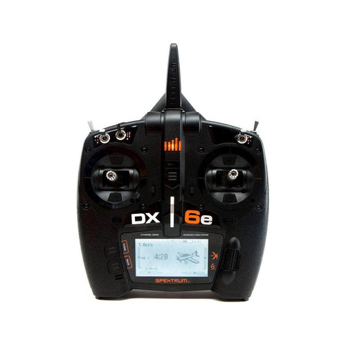 Caloosa Trains And Hobbies Transmitter Radio SPMR6655, Spektrum RC DX6e 6 Channel Full Range DSMX Transmitter (Transmitter Only)
