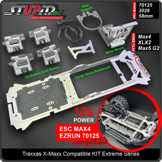 Caloosa Trains And Hobbies Traxxas Parts & Accessories STP1026, Extreme Series Motor Mount/Brace for Xmaxx