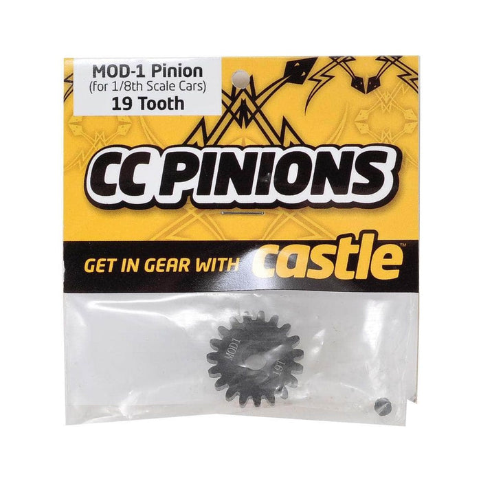 CSE010-0065-11, Castle Creations Mod 1 Pinion Gear w/5mm Bore (19T)
