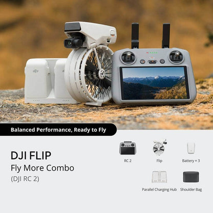 DJI FPV Drones BNF & RTF DJI Flip Fly More Combo - DJI RC 2