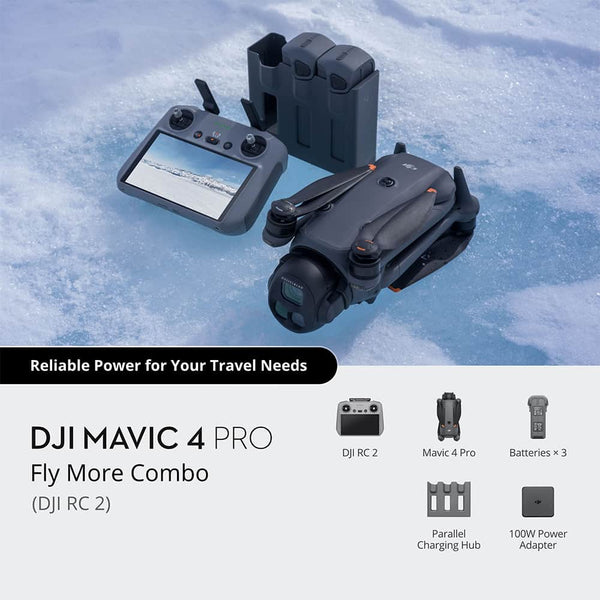 DJI FPV Drones BNF & RTF DJI Mavic 4 Pro Fly More Combo - DJI RC 2