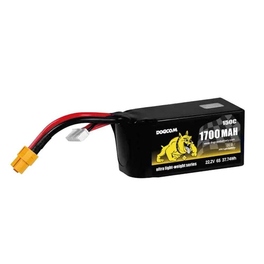 DOGCOM Battery DOGCOM Ultra Series 1700mAh 6S 22.2V 150C LiPo Battery - XT60