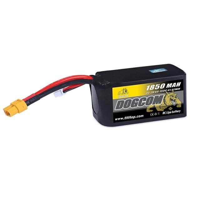 DogCom 22.2V 6S 1850mAh 150C LiPo Battery - XT60