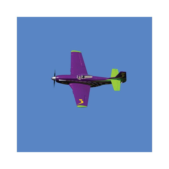 EFLU4350, E-flite UMX P-51D Voodoo BNF Basic Electric Airplane (493mm) w/AS3X & SAFE Select
