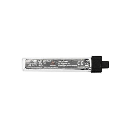 EMAX Battery EMAX 300mAh 1S 75C LiPo Battery - EM2.0