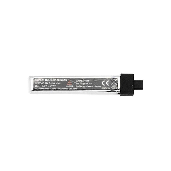 EMAX Battery EMAX 300mAh 1S 75C LiPo Battery - EM2.0