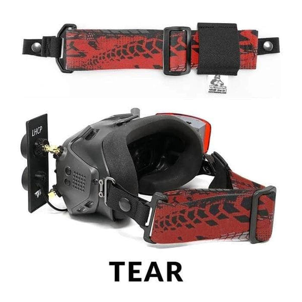 FATSTRAPS Goggle ACC HD Thick (Snap Loop) / Tear FatStraps 2" FPV Goggle Strap for Fatshark, Walksnail or DJI - Choose Your Style