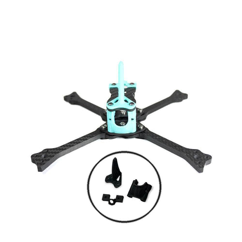 FIVE33 Frame With 3D Prints - Black / SPLT FIVE33 Switchback PRO 5" Racing Frame Kit - Choose Your Version