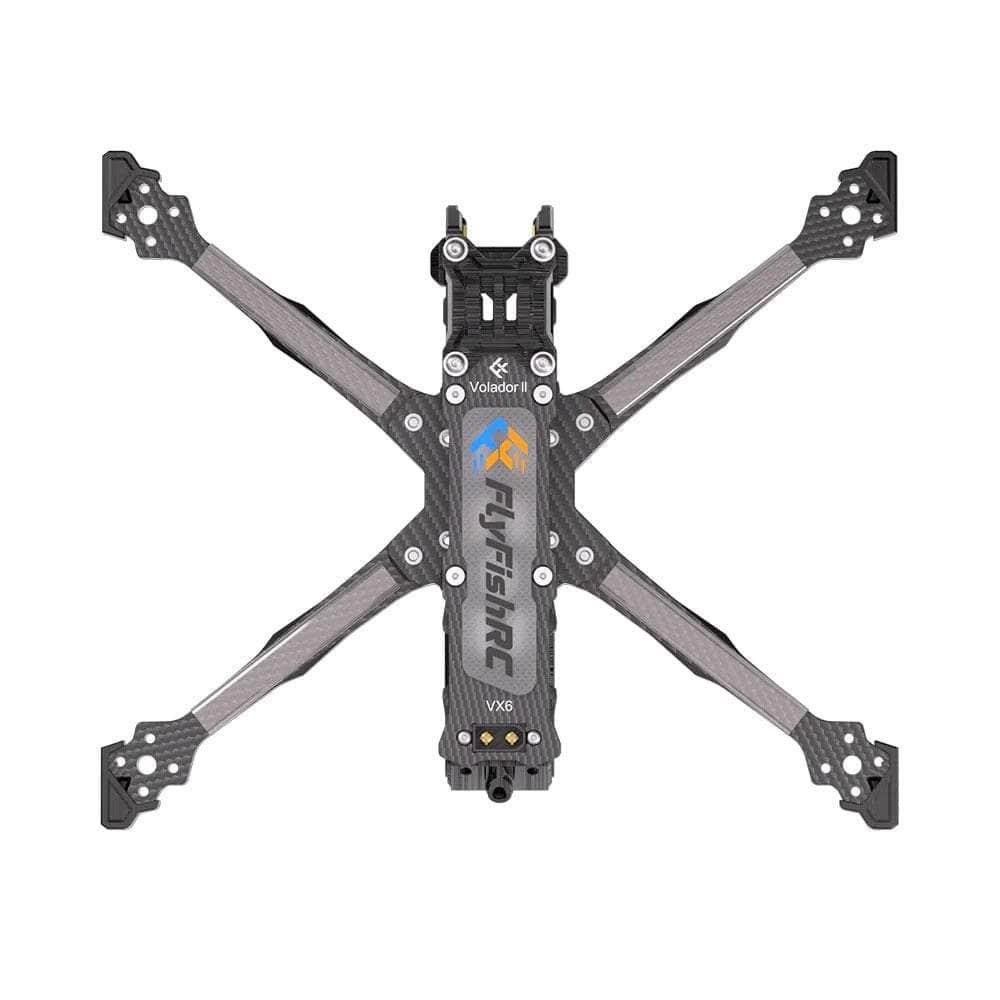 FLYFISH Frame FlyFishRC Volador Ⅱ VX6 O4 Pro Freestyle Frame Kit - Black