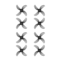 FLYWOO Prop Flywoo 1609 4-Blade 1mm Shaft 40mm Propellers (Set of 8) - Clear Black