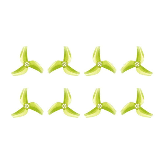 FLYWOO Prop Yellow Flywoo 1611 3-Blade Propeller (Set of 8) - 1.5mm