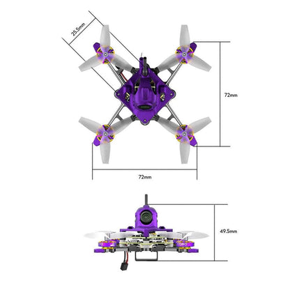FLYWOO FPV Drones BNF & RTF Flywoo Firefly16 Nano Baby V3 1S Drone w/ HDZero - ELRS 2.4GHz