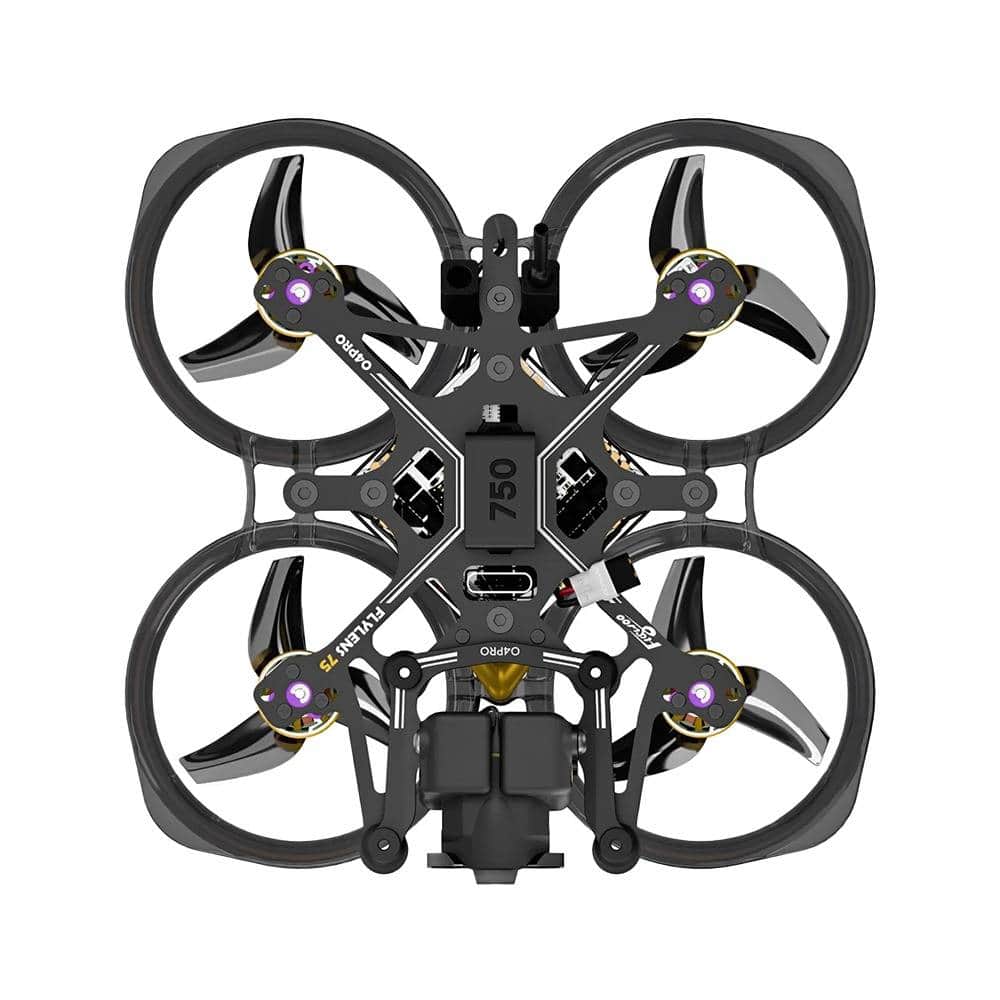 FLYWOO FPV Drones BNF & RTF Flywoo Flylens 75 V1.3 Drone HD w/ DJI O4 Wide - 2S - TBS Crossfire
