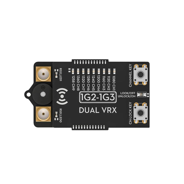 analog receiver for dji goggles Flywoo VRX 1G2-1G3 Dual 9CH 1.2/1.3GHz Analog Goggle Receiver Module (