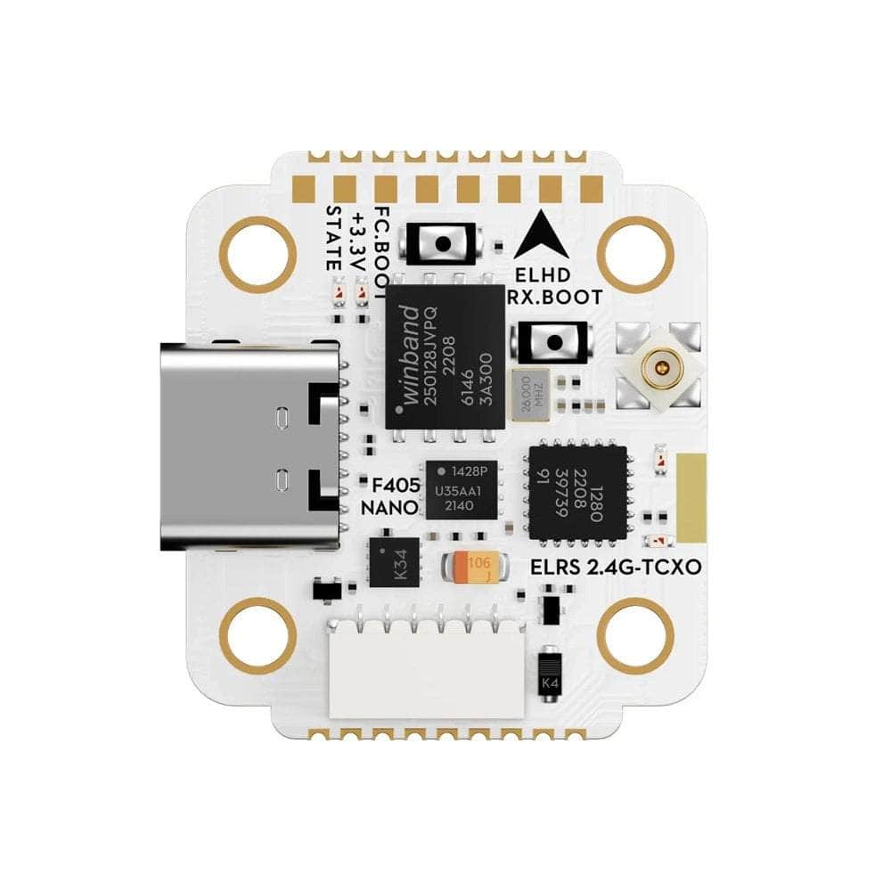 FLYWOO FC Flywoo GOKU GN405 Nano V3 F4 HD Flight Controller w/ ELRS 2.4GHz - 16x16