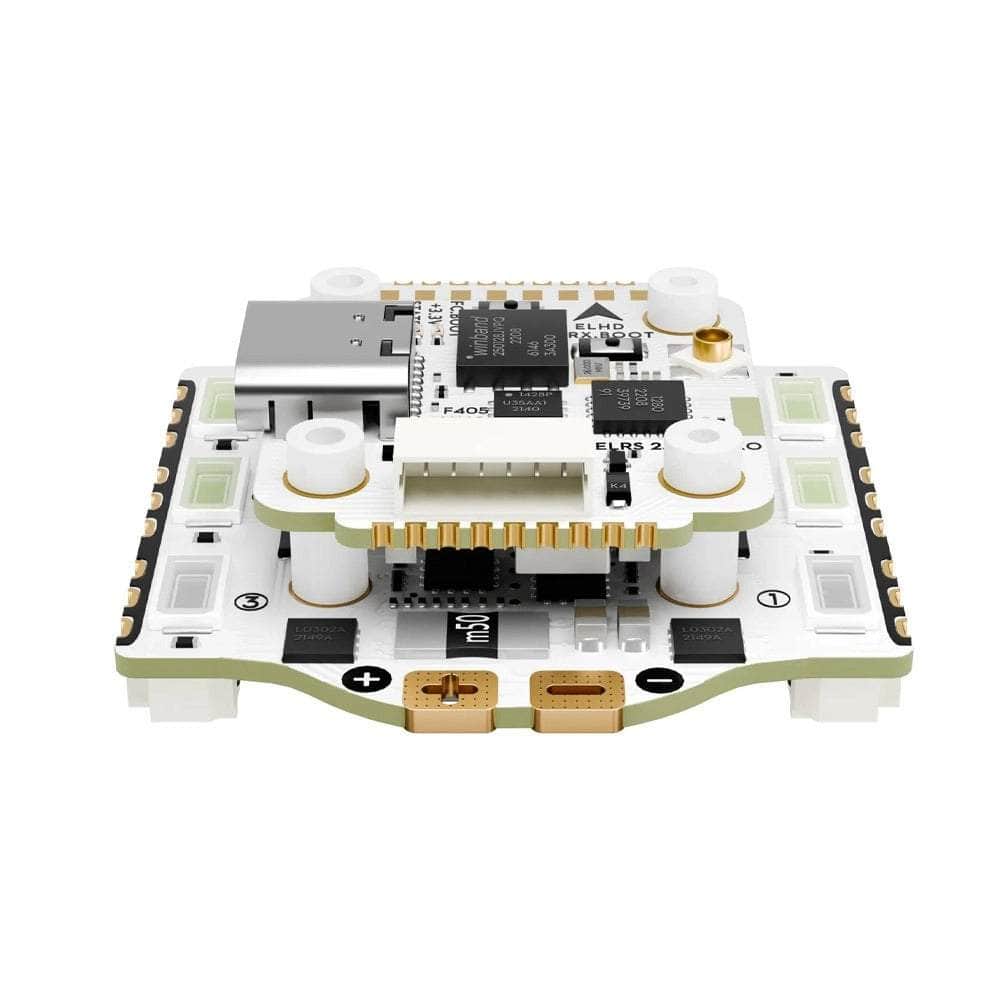 FLYWOO Stack Flywoo GOKU HEX V3 HD Stack - F4 FC + 20A 2-4S 6-in-1 BLHeli_S ESC w/ LED + ELRS 2.4GHz - 16x16