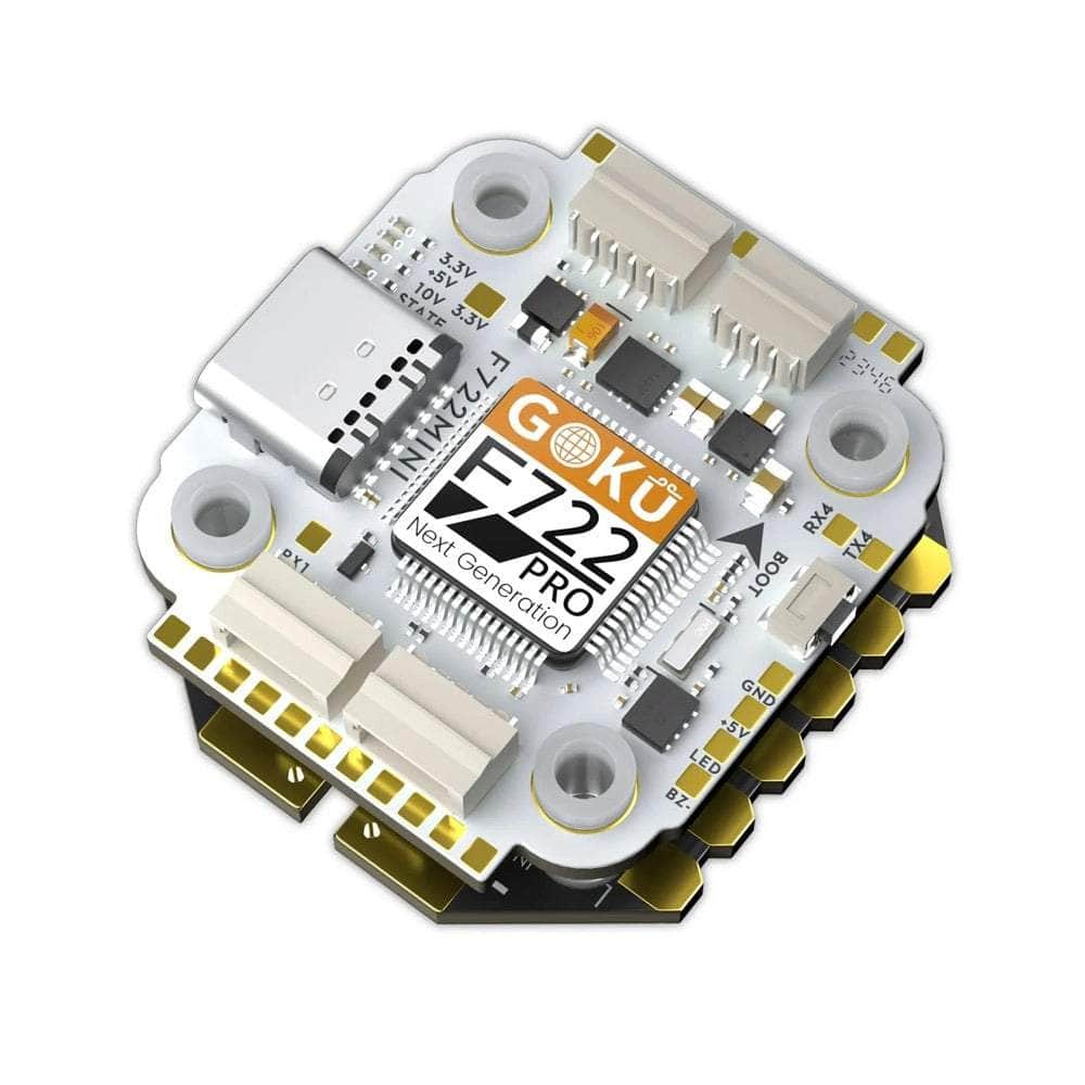 Flywoo GOKU Pro Mini Stack - F7 FC + 45A 2-6S AM32 4-in-1 ESC - ICM426 ...