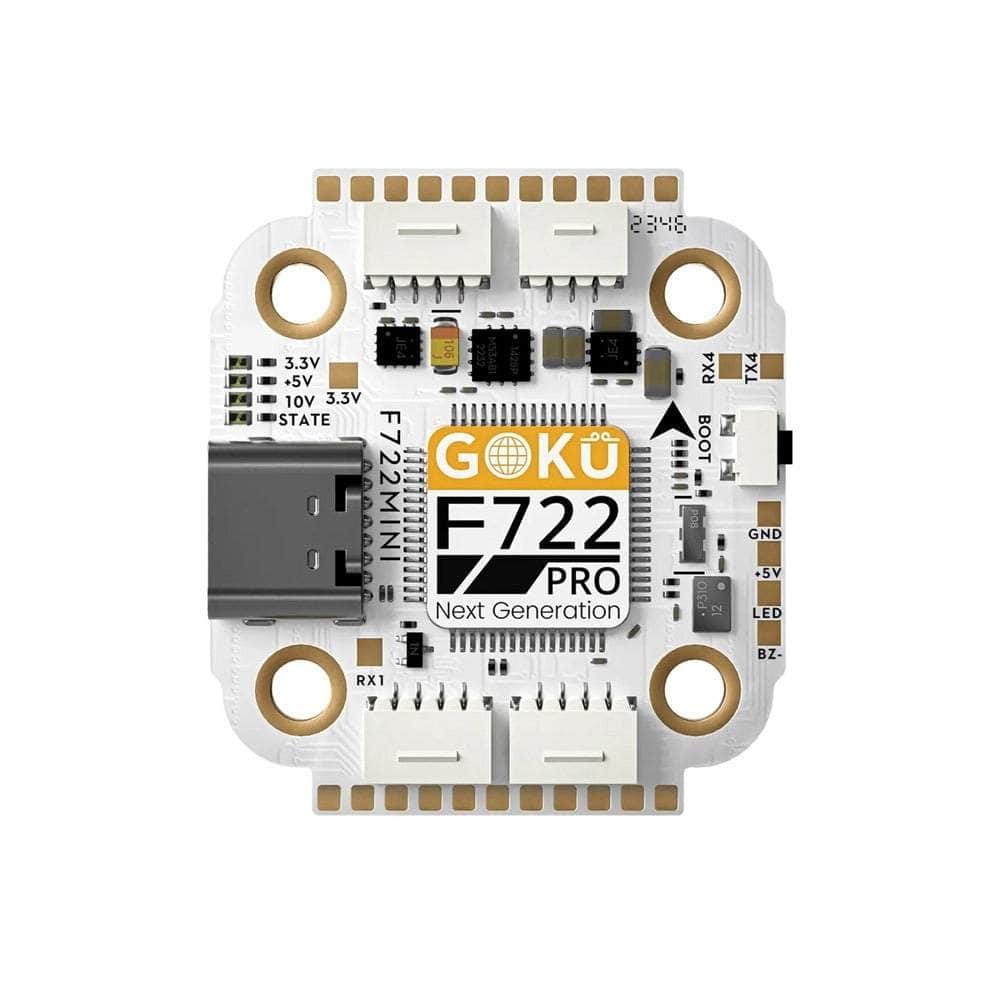 FLYWOO Stack Flywoo GOKU Pro Mini Stack - F7 FC + 45A 2-6S AM32 4-in-1 ESC - ICM42688 - 20x20