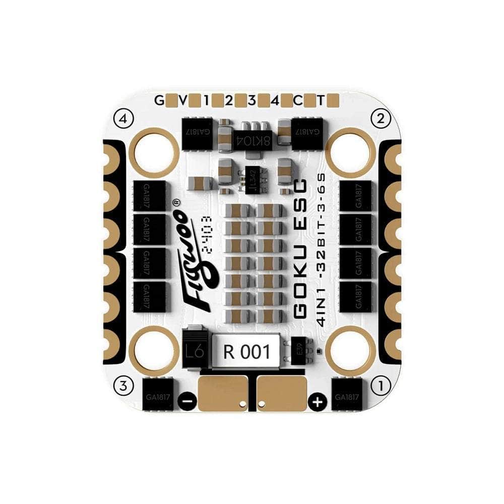 FLYWOO Stack Flywoo GOKU Pro Mini Stack - F7 FC + 45A 2-6S AM32 4-in-1 ESC - ICM42688 - 20x20