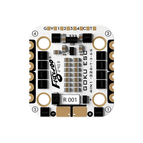 FLYWOO Stack Flywoo GOKU Pro Mini Stack - F7 FC + 45A 2-6S AM32 4-in-1 ESC - ICM42688 - 20x20