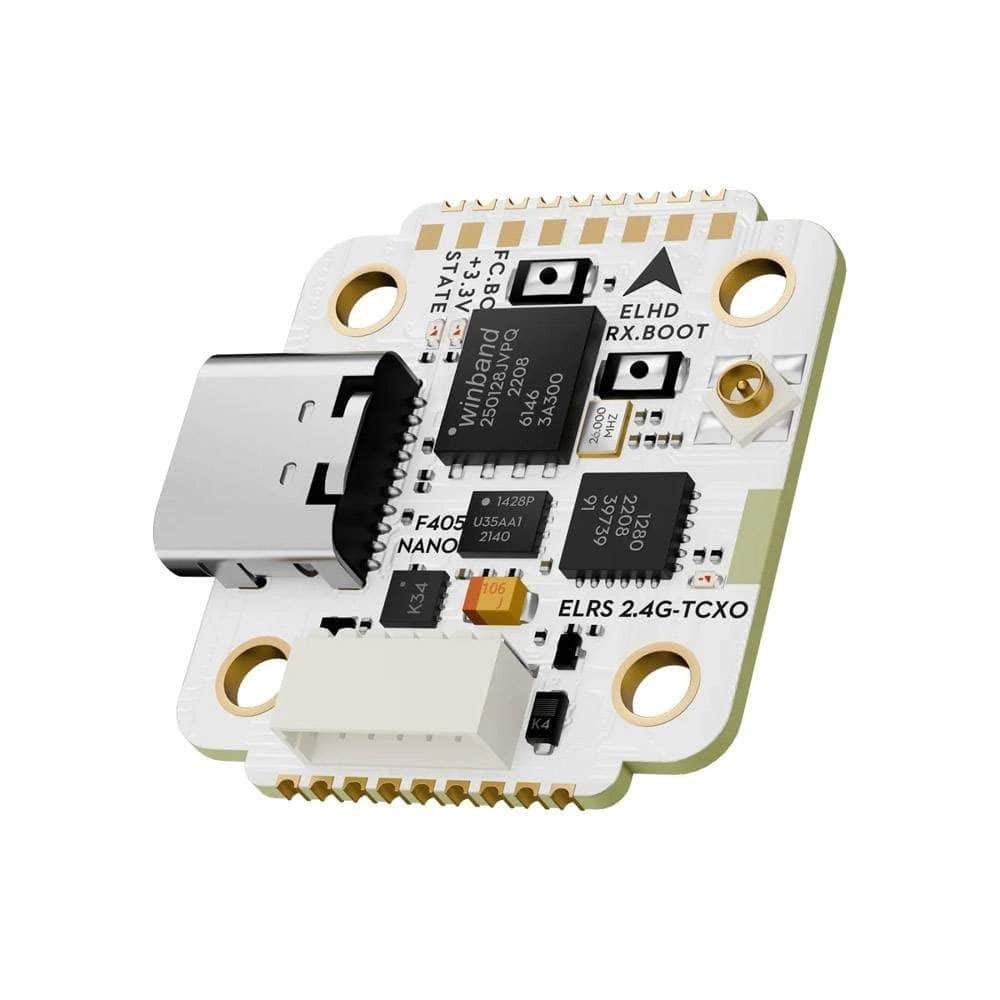 FLYWOO Stack Flywoo GOKU V3 HD Stack - F4 FC + 20A 2-4S 4-in-1 BLHeli_S ESC w/ LED + ELRS 2.4GHz - 16x16