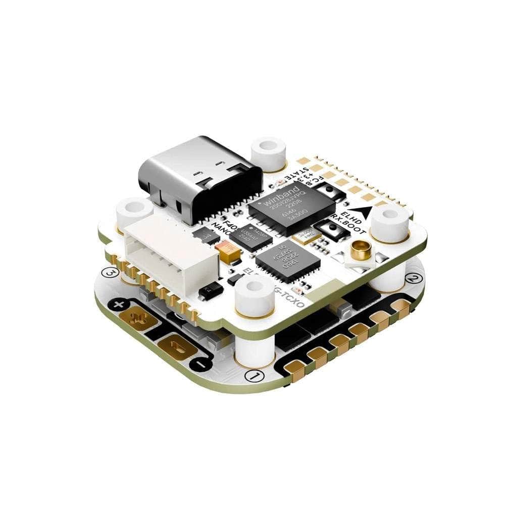 FLYWOO Stack Flywoo GOKU V3 HD Stack - F4 FC + 35A 2-6S 4-in-1 BLHeli_S ESC w/ LED + ELRS 2.4GHz - 16x16