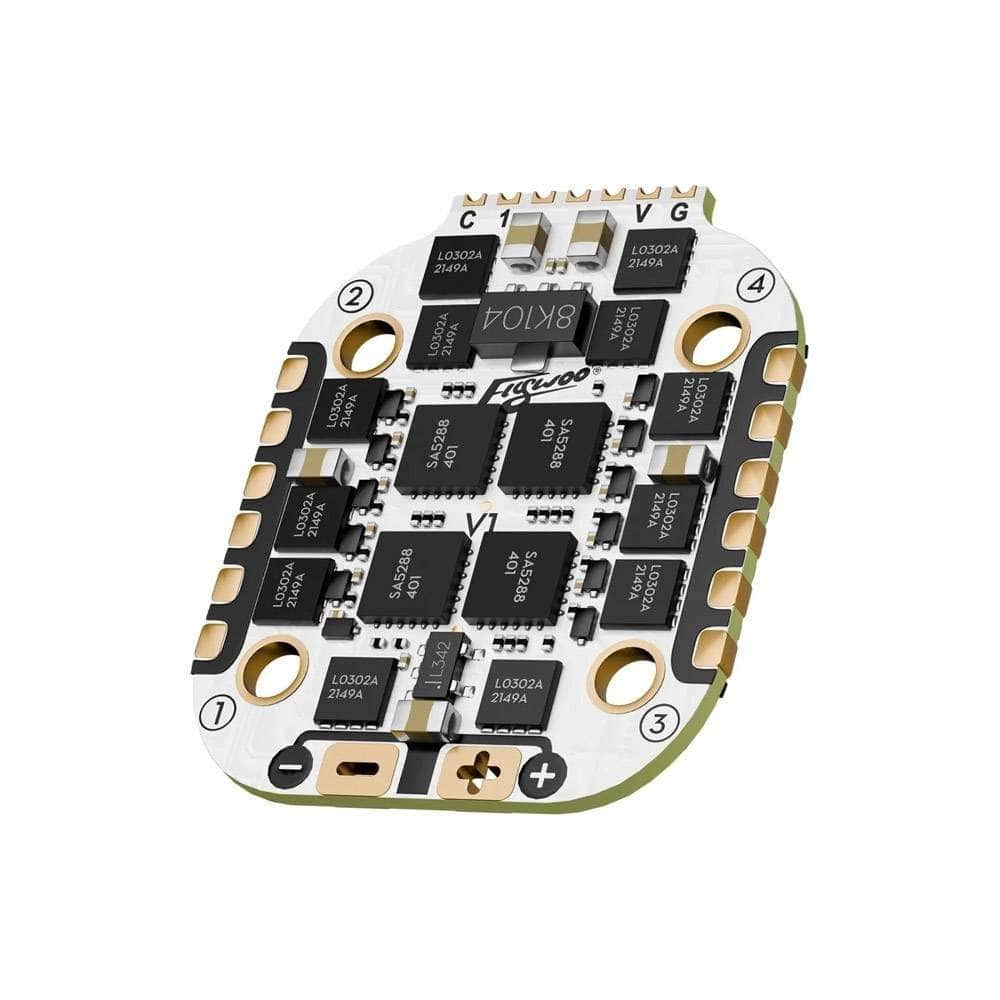 FLYWOO Stack Flywoo GOKU V3 HD Stack - F4 FC + 35A 2-6S 4-in-1 BLHeli_S ESC w/ LED + ELRS 2.4GHz - 16x16