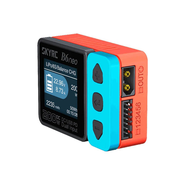 SkyRC B6 Neo 200w 10A 1-6S DC Smart Charger XT60 - Choose Color SkyRC B6 Neo 200w 10A 1-6S DC Smart Charger XT60 - Choose Color
