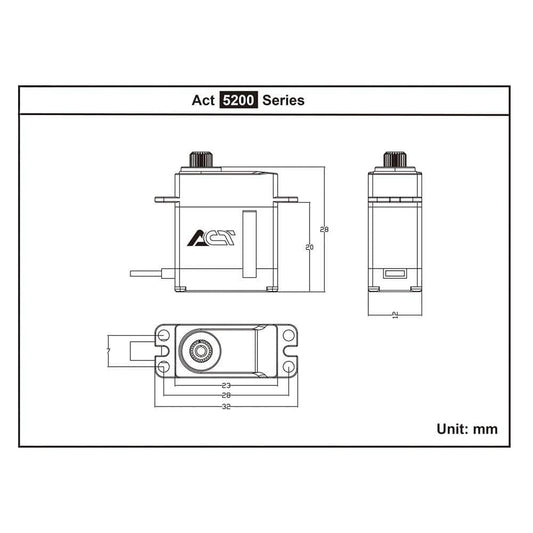 FRSKY Servo FrSky Act M5213H Servo