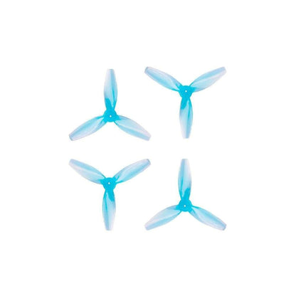 GEMFAN Prop Blue Gemfan 2412 3-Blade Propeller (Set of 8) - 1.5mm Shaft