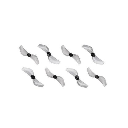 GEMFAN Prop Clear Gray Gemfan 35MMS 2-Blade Propeller (Set of 8) - 1mm Shaft