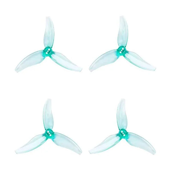 GEMFAN Prop Clear Green Gemfan Hurricane 3630 3-Blade Propeller (Set of 4) -1.5mm