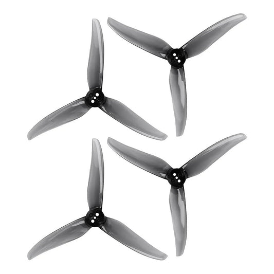 GEMFAN Prop Clear Gray Gemfan Hurricane 4023 Durable 3-Blade Propeller (Set of 4) - 1.5mm