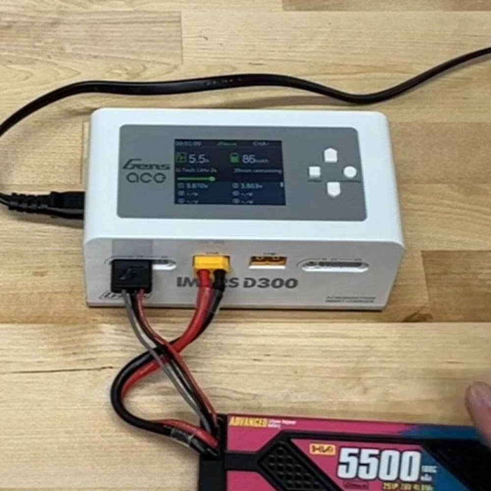 Gens Ace Charger Gens Ace iMars D300 G-Tech AC/DC 300W/700W 1-6S 16A LiPo Charger - White - XT60