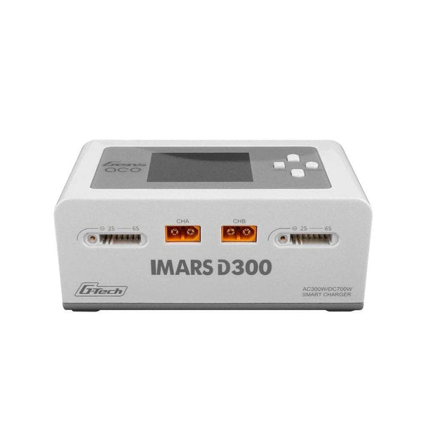 Gens Ace Charger Gens Ace iMars D300 G-Tech AC/DC 300W/700W 1-6S 16A LiPo Charger - White - XT60