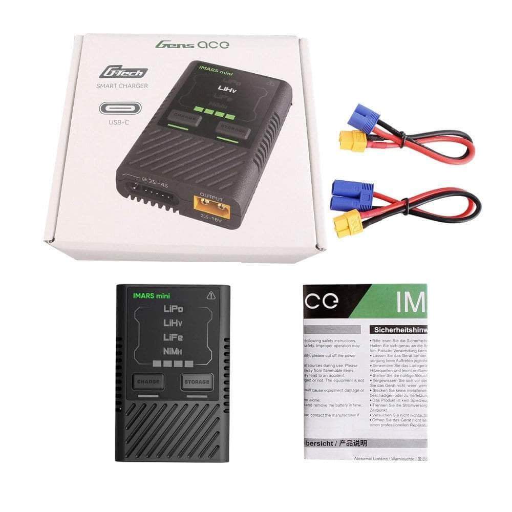 Gens Ace Charger Gens Ace iMars Mini G-Tech 60W 2-4S 5A RC Battery Charger - Eco Friendly
