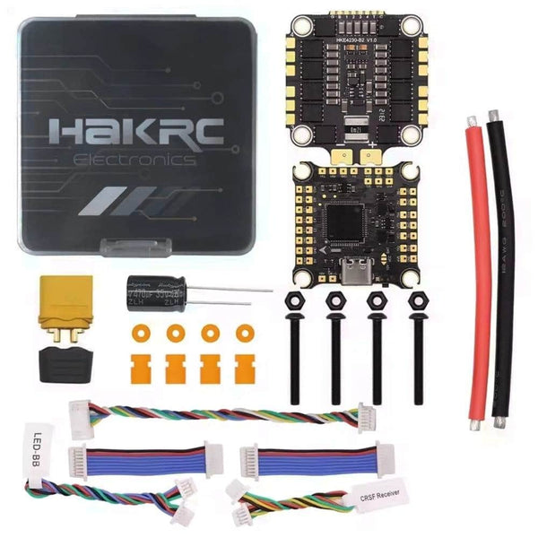 HAKRC Stack HAKRC Flytower Stack - F722 F7230 V2 FC + 50A 2-6S BLHeli_S ESC - 30.5x30.5