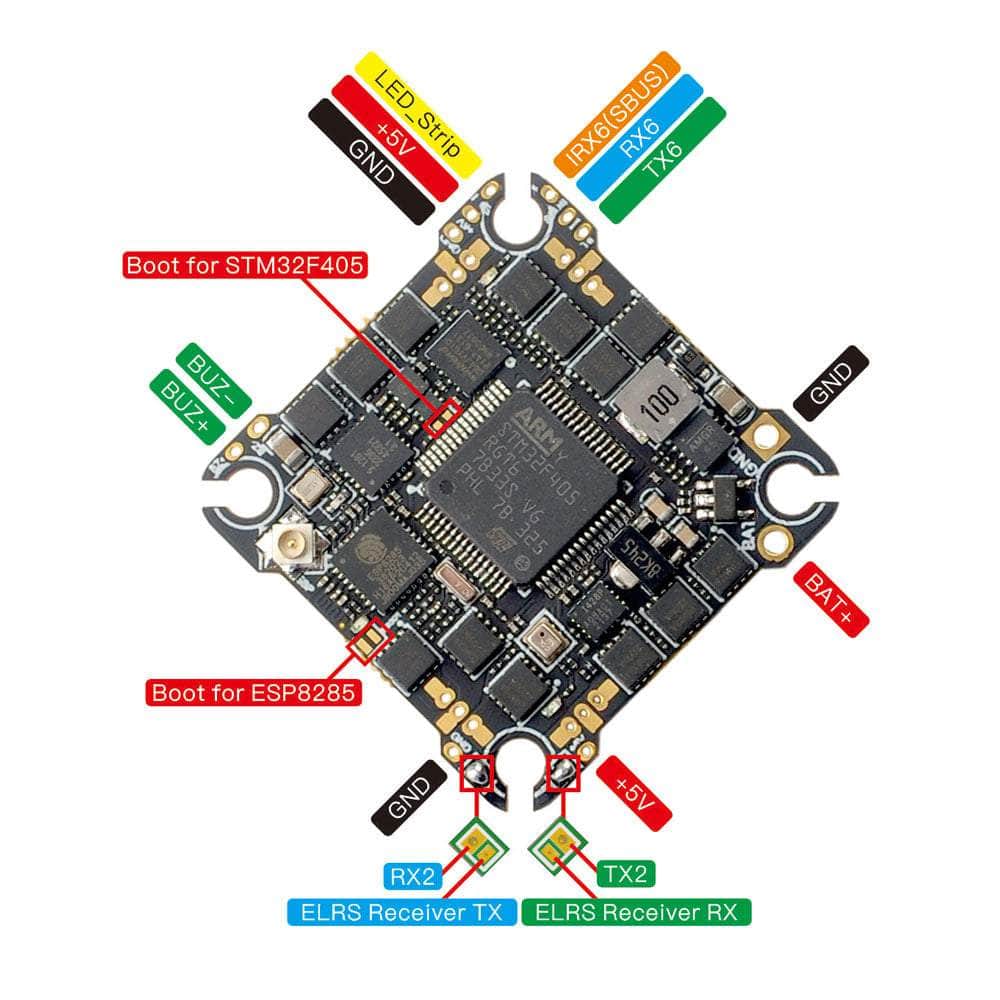 HappyModel ELRS 2G4 Whoop Flight Controller - For Sale At RaceDayQuads