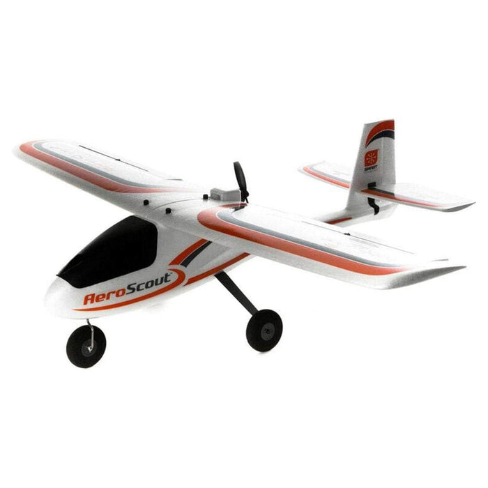 HBZ380001, HobbyZone AeroScout S 2 1.1m RTF Trainer Electric Airplane (1095mm) w/SAFE & DXS Transmitter