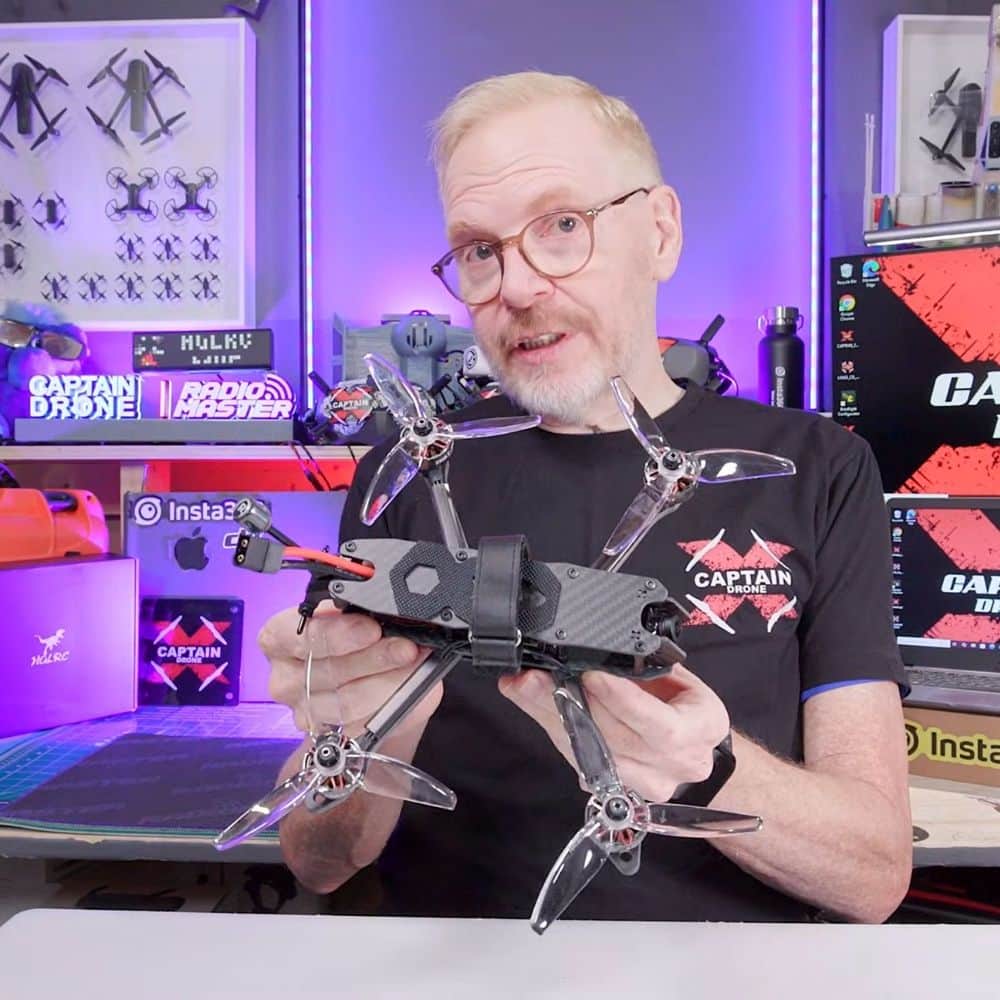 HGLRC FPV Drones BNF & RTF HGLRC MY5 Freestyle FPV Drone Analog - 6S - ELRS 2.4GHz