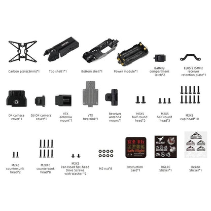 HGLRC Frame HGLRC Rekon35 V2 Frame Kit