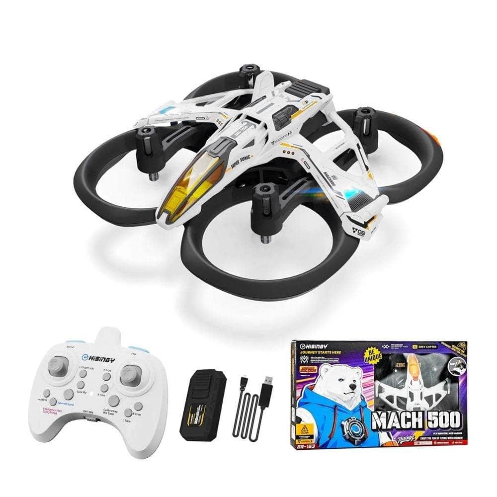 HISINGY FPV Drones BNF & RTF HISINGY Mach 500 Line-of-Sight Beginner Drone Combo