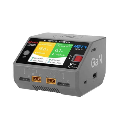 HOTA Charger Gray HOTA D6 Ultra GaN AC/DC Dual Channel Smart Charger