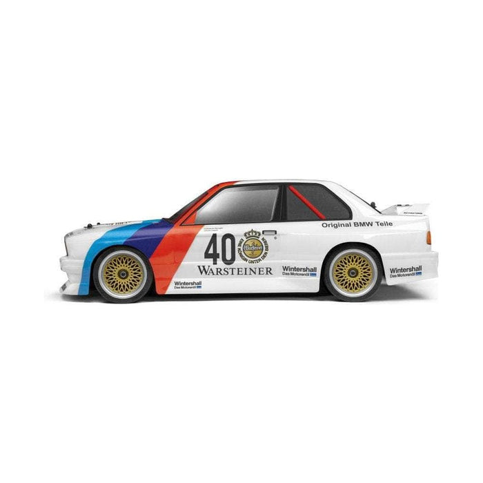 HPI120103SD, HPI S&D-RS4 Sport 3 Warsteiner BMW M3 E30 RTR, 1/10, 4WD, w/2.4GHz Radio System, Battery & Charger-Box D